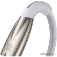 Кабель Baseus Glimmer Series Fast Charging Data Cable USB Type-A - Type-C 100W CADH000402 (1 м, белый)