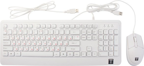 Офисный набор ТЕСЛА MKB-001 (белый)