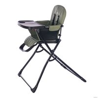 Высокий стульчик Martin Noir Siena (military green)