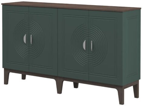 Тумба Мебель Неман Калипсо МН-044-04 (комбу грин, гикори прадо темный)