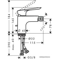 Смеситель Hansgrohe Logis E 71232000