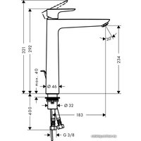 Смеситель Hansgrohe Talis E 71716000 (хром)
