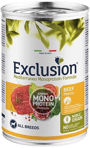 

Консервированный корм для собак Exclusion Exclusion Monoprotein Formula All Breeds Beef NGABA40 400 г