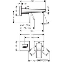 Смеситель Hansgrohe Metropol 74525000