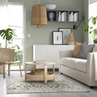 Ковер для жилой комнаты Ikea Дуббельфил 105.658.90 1.6x2.3 (пунктир/бежевый)