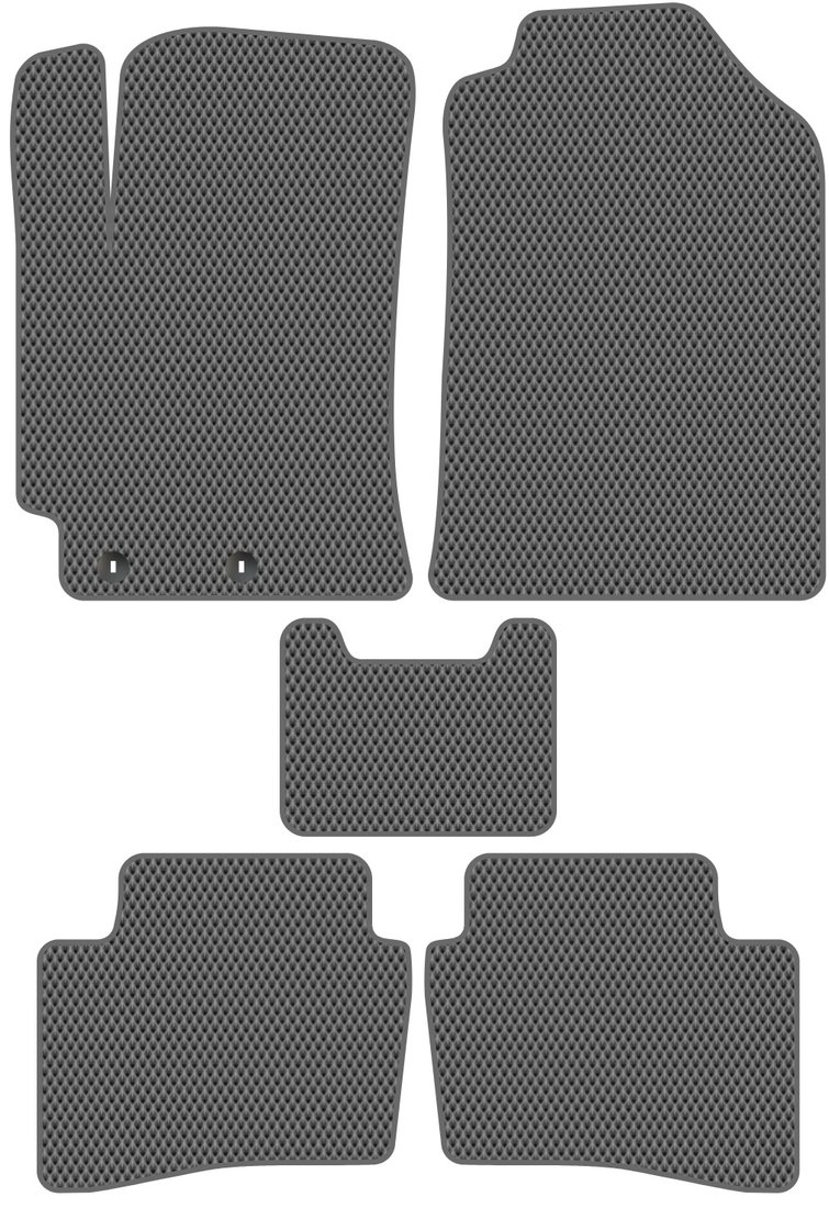 

Комплект ковриков для авто Alicosta Hyundai Solaris II (седан / HCR) 2017 - Н.В. (серый, ромб)