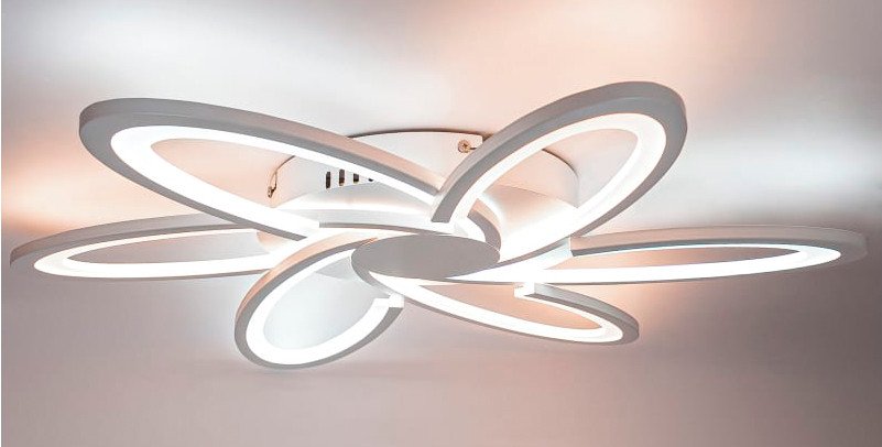 

Припотолочная люстра Glanzen LED-0090-SATURN-white