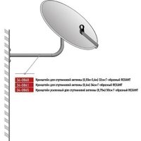 Крепление для ТВ-антенн и спутниковых тарелок Rexant 34-0865