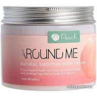  Welcos Крем-смузи для тела с экстрактом персика Around Me Natural Smoothie Body Cream Peach 300 г