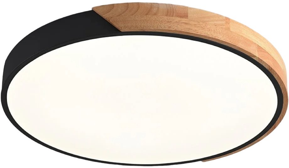 

Припотолочная люстра Estares Solein Wood 50W R-RC-420x50-BLACK/WOOD/WHITE-220-IP20