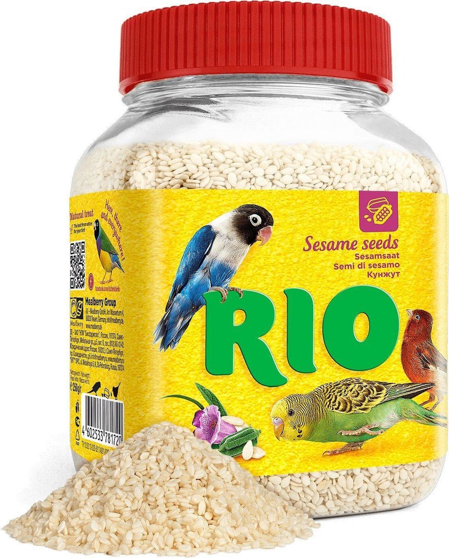 

Лакомство для птиц Rio Кунжут 250 г