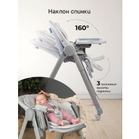Высокий стульчик PEPPY Sommelier 2.0 (grey)