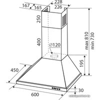 Кухонная вытяжка Zigmund & Shtain K 139.6 W