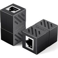 Коннектор-соединитель Ugreen NW114 30718 RJ-45 - RJ-45 (10 шт., черный)