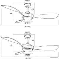 Светильник с вентилятором Sonex Storm 7701/24L