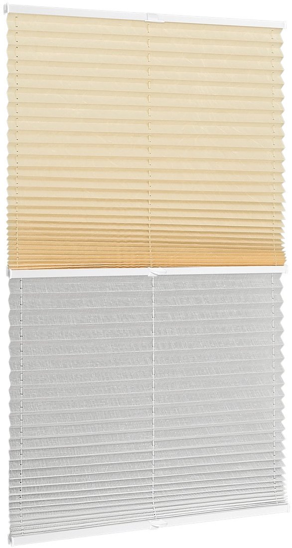 

Плиссе Delfa Basic Crush СПШ-35501/3504 Basic Transparent (34x160, ваниль/белый)