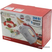 Миксер Sakura SA-6319R (белый/красный)