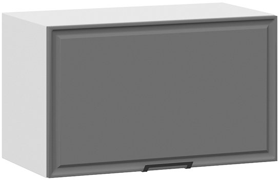 

Шкаф навесной Трия Белладжио 1В6Г (белый/софт графит)