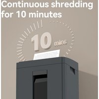 Шредер Deli E9952 (серый)