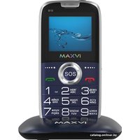 Кнопочный телефон Maxvi B10 (синий)