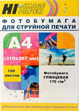 

Фотобумага Hi-Black Hi-Image глянцевая А4, 170 г/м2, 100 л [A21061]