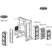 Корпус Thermaltake DistroCase 350P CA-1Q8-00M1WN-00