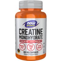 Моногидрат креатина Now Foods Monohydrate Veg Capsules (120 капсул)