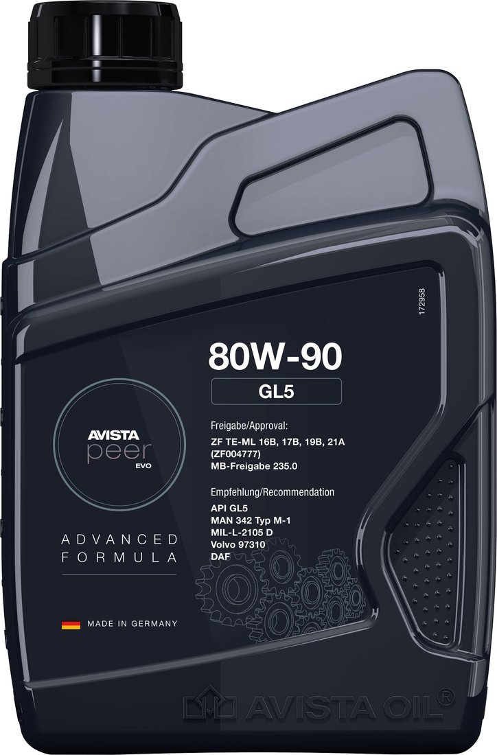 

Трансмиссионное масло Avista PEER EVO GL5 80W-90 1л