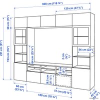 Стенка Ikea Бесто 194.110.87