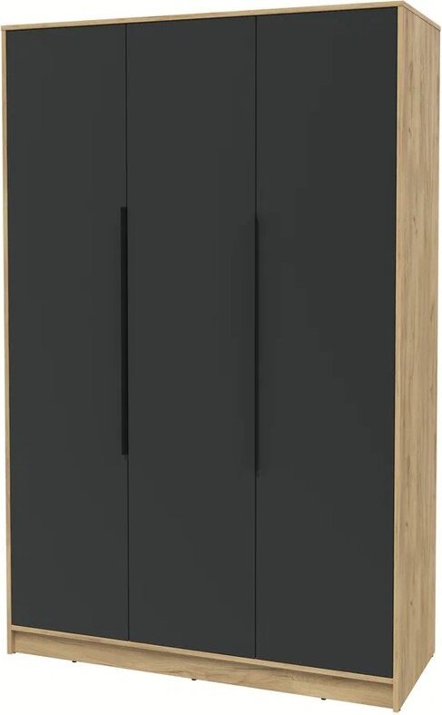 

Шкаф распашной Интерлиния Концепт КТ-Ш3 (антрацит/дуб золотой)