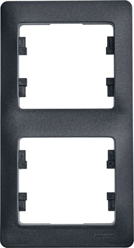 Рамка Schneider Electric Glossa GSL000706 (антрацит)