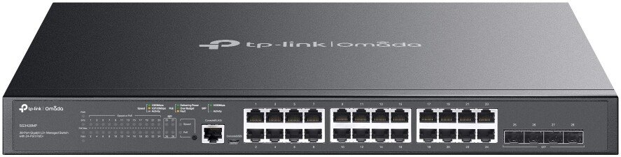 

Управляемый коммутатор 2-го уровня TP-Link Omada SG3428MP
