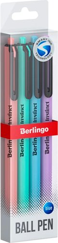 Набор шариковых ручек Berlingo Instinct CBm_07742_4 (4 шт, синий)