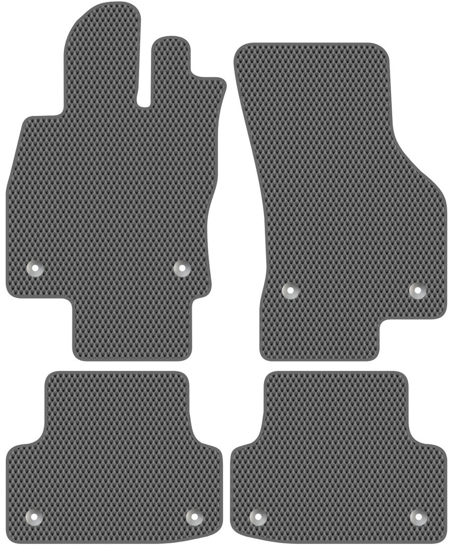 

Комплект ковриков для авто Alicosta Audi A3 III (кабриолет, седан, хэтчбек 5 дв / 8V) 2012 - 2016 (серый, ромб)