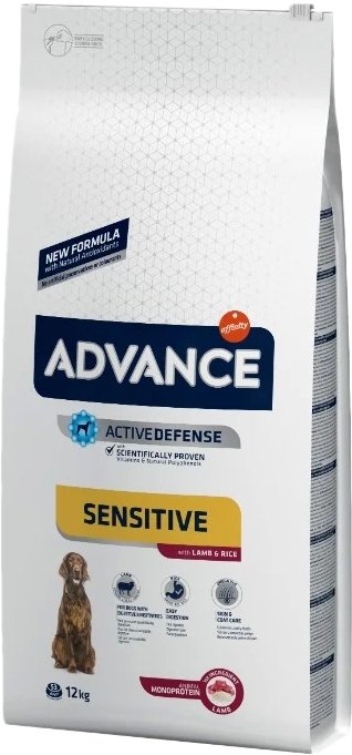 

Сухой корм для собак Advance Sensitive Lamb & Rice 12 кг