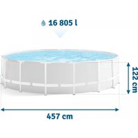 Каркасный бассейн Intex Greywood Prism Frame Premuim 26742NP (457х122см)