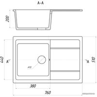 Кухонная мойка Gerhans B27 (серый)