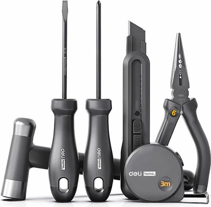 

Набор домашнего мастера Deli EHT0006 (6 предметов)