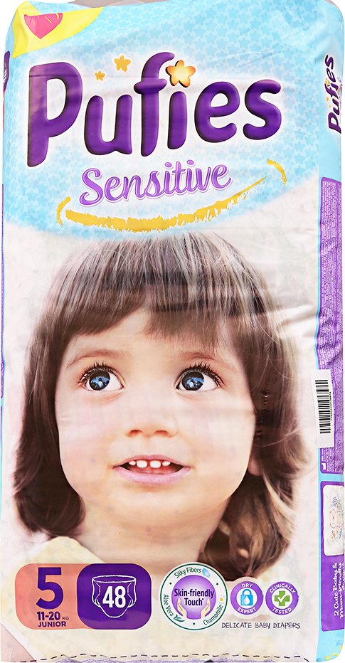 

Подгузники Pufies Sensitive Junior 5 (48 шт)