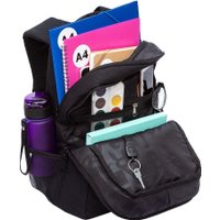 Школьный рюкзак Grizzly RB-556-1 (черный)