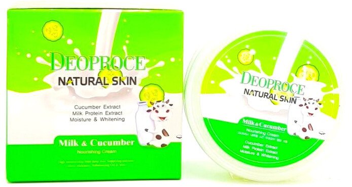 

Deoproce Крем для лица Deoproce Natural Skin Nourishing Cream Milk Cucumber 100 мл