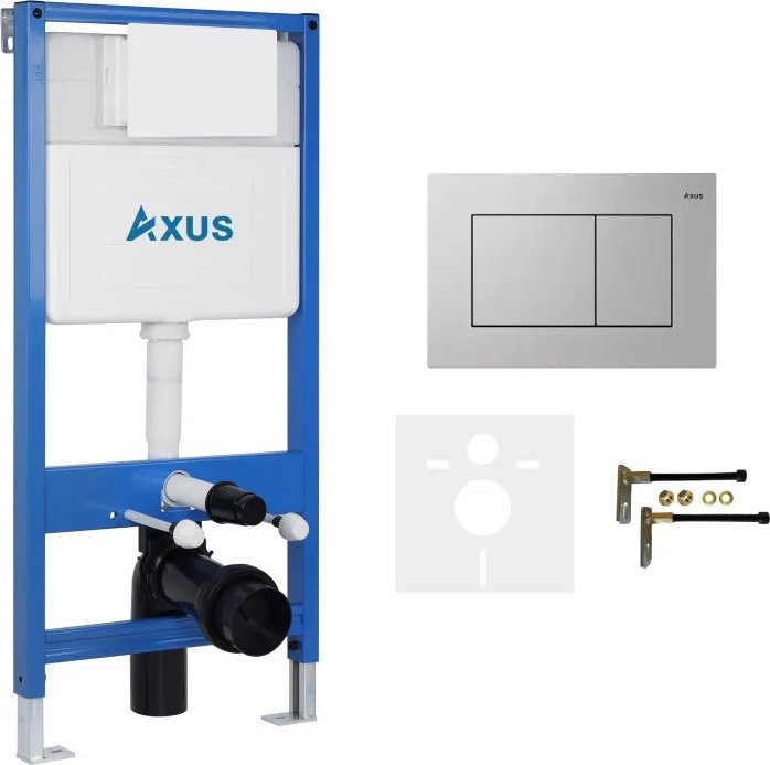 Инсталляция для унитаза Axus 011D с кнопкой 097JS