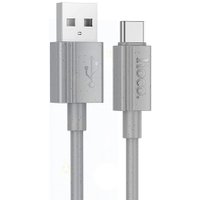 Кабель Hoco X107 USB Type-A - USB Type-C (1 м, серый) в Бресте