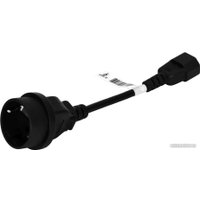 Адаптер Powercom SCUT IEC-320 C14 - Socket Type-F