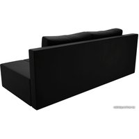 Диван Лига диванов Сан Марко 114023 (микровельвет, черный)