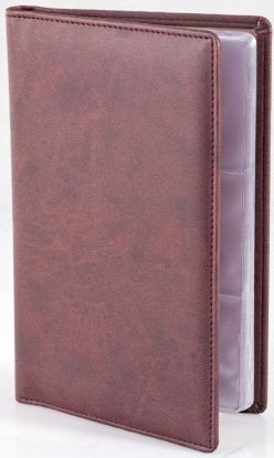 Визитница Brunnen Софт 642 38-29 (бордовый)