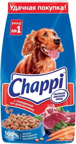 Chappi Сытный мясной обед с говядиной по-домашнему 15 кг