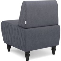 Интерьерное кресло MONOFIX Буно кресло (велюр/темно-серый №8)