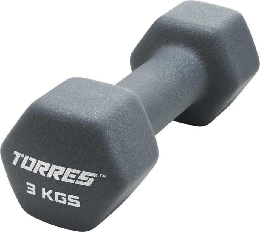 Гантель Torres PL522503 3 кг (серый)