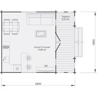 Садовый домик Woods Ассоль